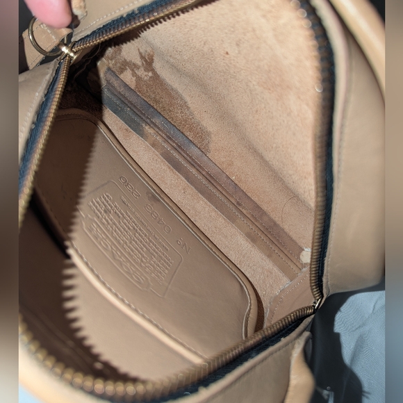 Coach Vintage Kimball Tan Leather Crossbody Bag.230 - Picture 8 of 9
